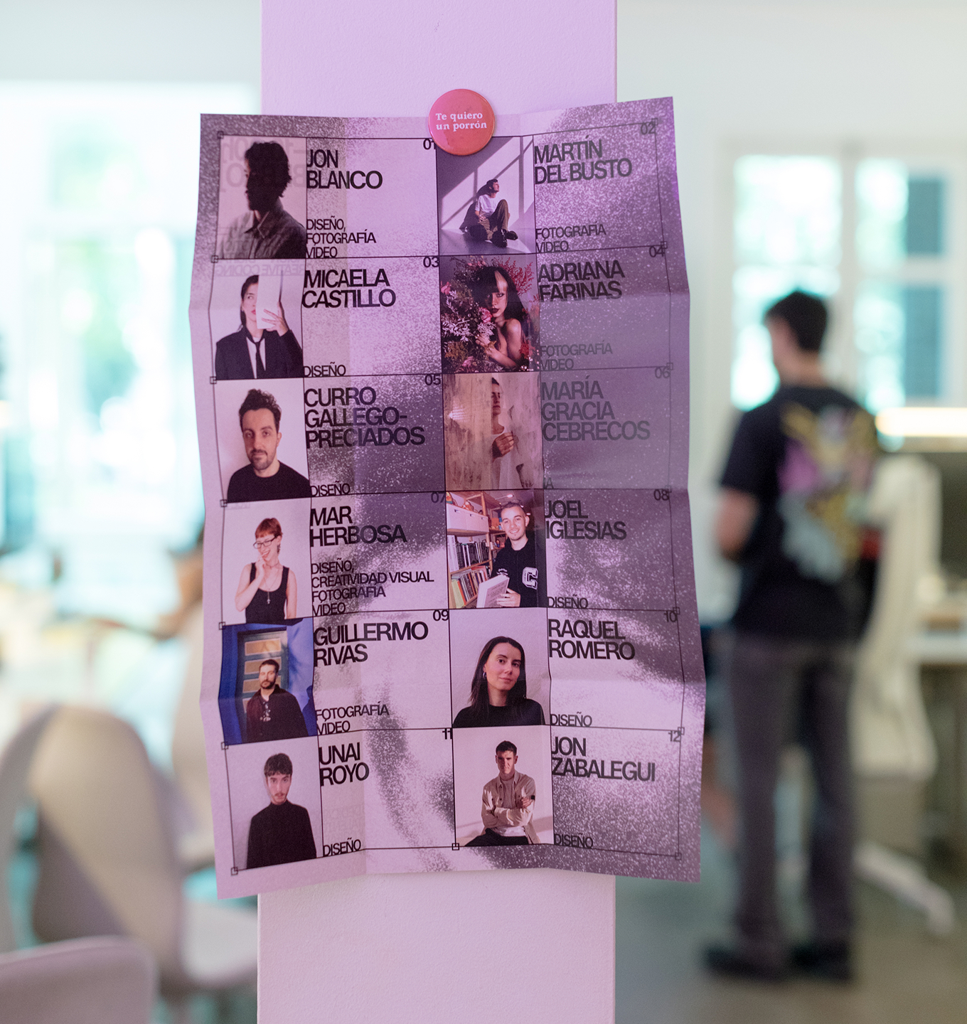 Tríptico con los 12 speakers del WIP 2026